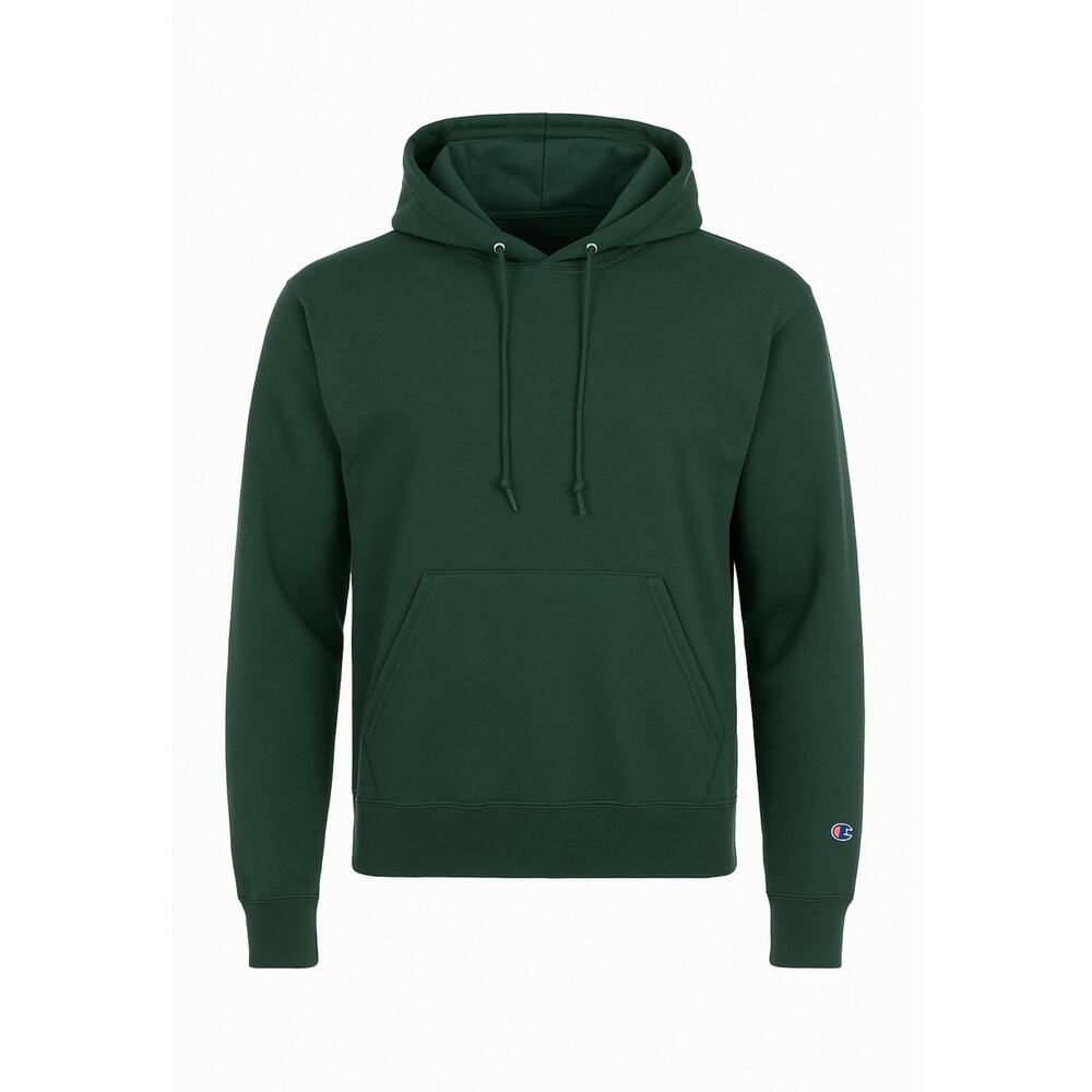 Champion Eco Authentic Green Hoodie Sweatshirt Men’s Medium Pullover
